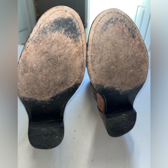 Men’s Cognac Full Quill Lucchese Ropers - Picture 4 of 5